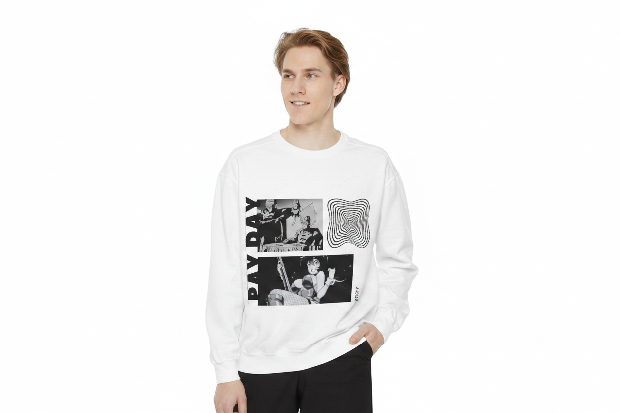 Senpai Designs Crewneck - Blanco